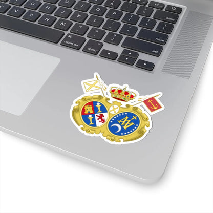 Coat of Arms of the Shrine of Covadonga (Spain) (Coat of Arms) STICKER Vinyl Kiss-Cut Decal - The Sticker Space
