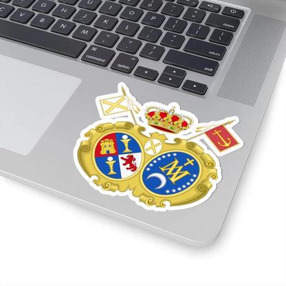 Coat of Arms of the Shrine of Covadonga (Spain) (Coat of Arms) STICKER Vinyl Kiss-Cut Decal - The Sticker Space
