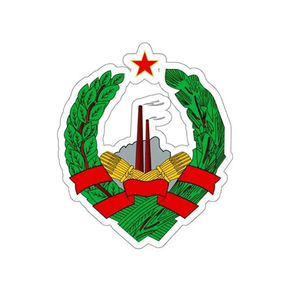 Coat of Arms of the Socialist Republic of Bosnia and Herzegovina STICKER Vinyl Die-Cut Decal 3 Inch - The Sticker Space