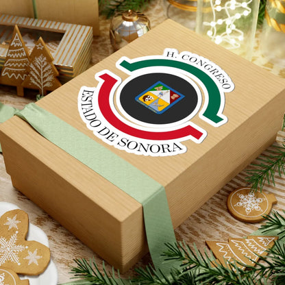 Coat of arms of the Sonora Congress (Mexico) (Coat of Arms) STICKER Vinyl Kiss-Cut Decal - The Sticker Space