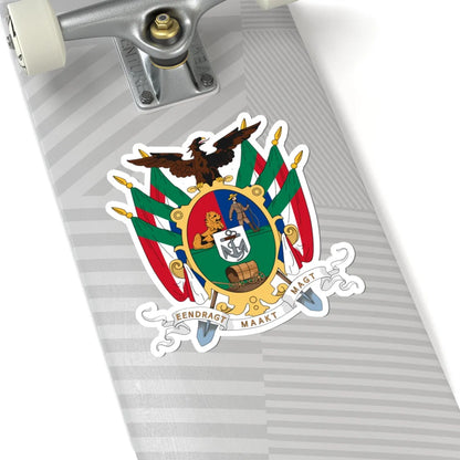 Coat of arms of the South African Republic (South Africa) (Coat of Arms) STICKER Vinyl Kiss-Cut Decal - The Sticker Space