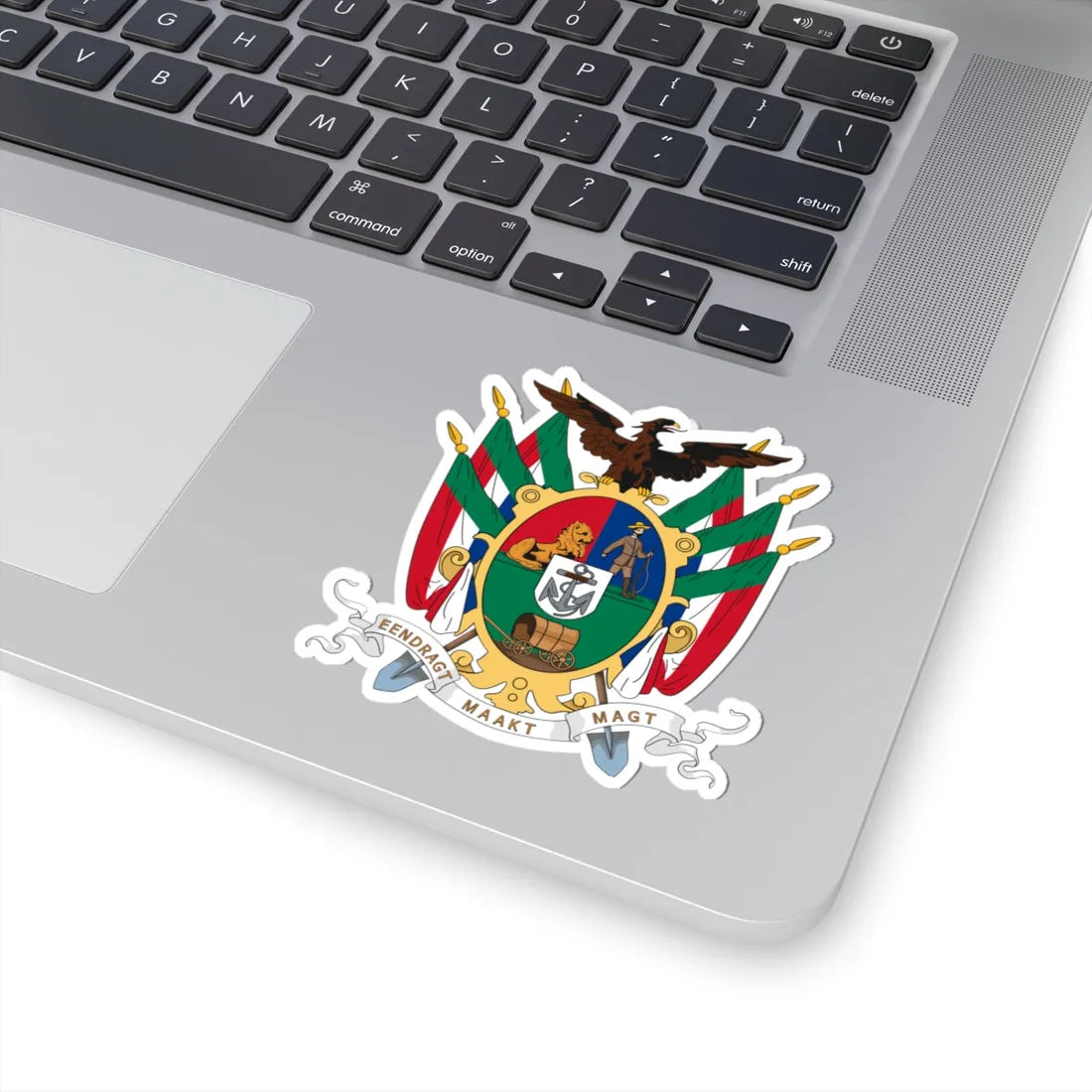 Coat of arms of the South African Republic (South Africa) (Coat of Arms) STICKER Vinyl Kiss-Cut Decal - The Sticker Space