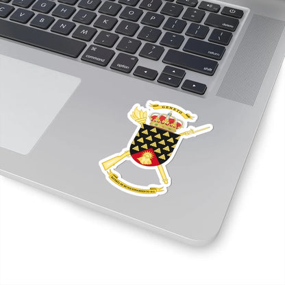 Coat of Arms of the Spanish Army 811th Munitions Battery (Spain) (Coat of Arms) STICKER Vinyl Kiss-Cut Decal - The Sticker Space