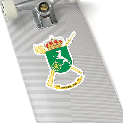 Coat of Arms of the Spanish Army 9th-21Transport Group (Spain) (Coat of Arms) STICKER Vinyl Kiss-Cut Decal - The Sticker Space