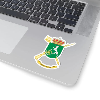 Coat of Arms of the Spanish Army 9th-21Transport Group (Spain) (Coat of Arms) STICKER Vinyl Kiss-Cut Decal - The Sticker Space