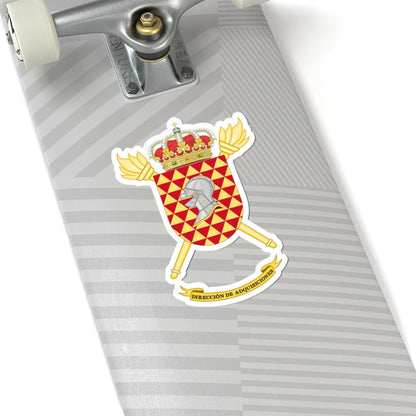 Coat of Arms of the Spanish Army Acquisitions Directorate (Spain) (Coat of Arms) STICKER Vinyl Kiss-Cut Decal - The Sticker Space