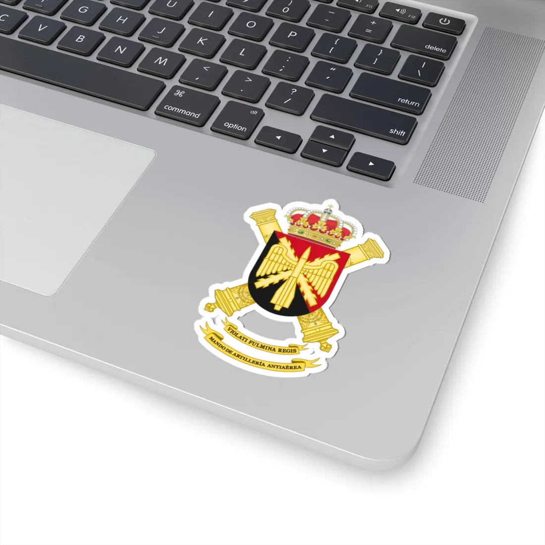 Coat of Arms of the Spanish Army Air Defence Command (Spain) (Coat of Arms) STICKER Vinyl Kiss-Cut Decal - The Sticker Space