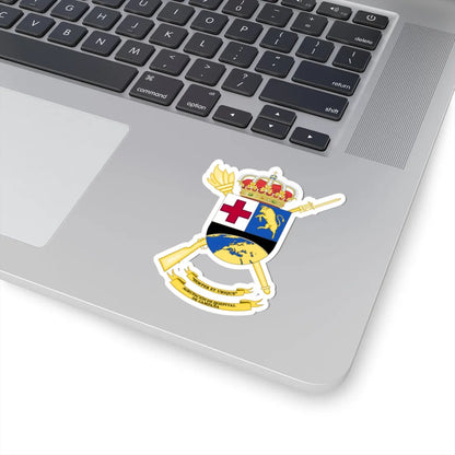 Coat of Arms of the Spanish Army Field Hospital Group (Spain) (Coat of Arms) STICKER Vinyl Kiss-Cut Decal - The Sticker Space