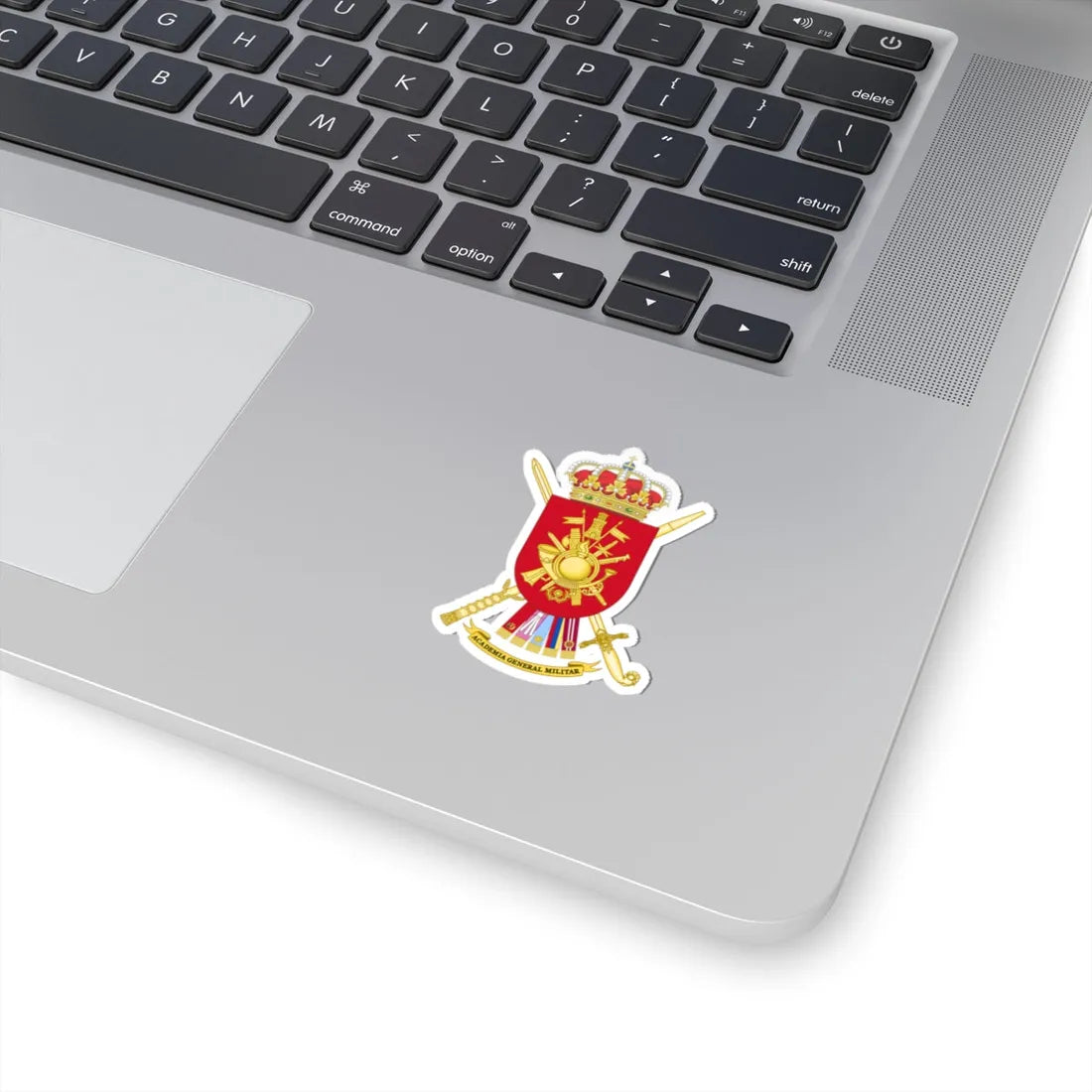 Coat of Arms of the Spanish Army General Military Academy (Spain) (Coat of Arms) STICKER Vinyl Kiss-Cut Decal - The Sticker Space