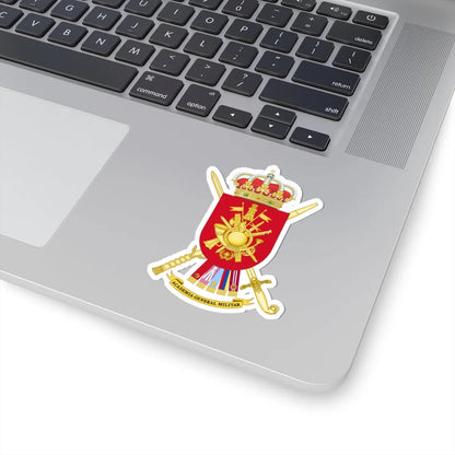Coat of Arms of the Spanish Army General Military Academy (Spain) (Coat of Arms) STICKER Vinyl Kiss-Cut Decal - The Sticker Space