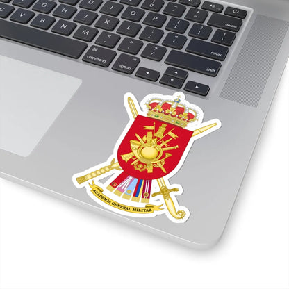 Coat of Arms of the Spanish Army General Military Academy (Spain) (Coat of Arms) STICKER Vinyl Kiss-Cut Decal - The Sticker Space
