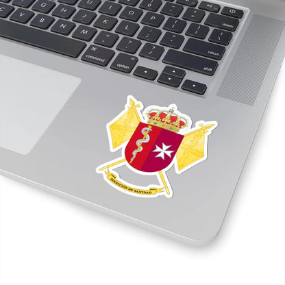 Coat of Arms of the Spanish Army Health Directorate (Spain) (Coat of Arms) STICKER Vinyl Kiss-Cut Decal - The Sticker Space