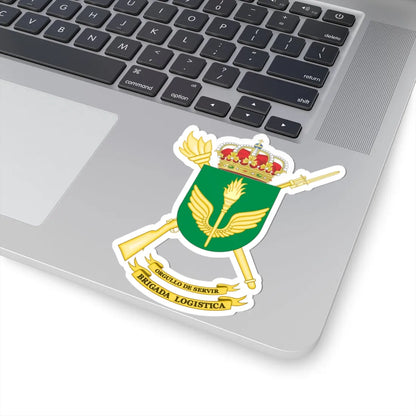 Coat of Arms of the Spanish Army Logistic Brigade (Spain) (Coat of Arms) STICKER Vinyl Kiss-Cut Decal - The Sticker Space
