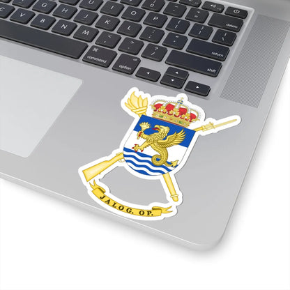 Coat of Arms of the Spanish Army Logistic Support Command for Operations (Spain) (Coat of Arms) STICKER Vinyl Kiss-Cut Decal - The Sticker Space