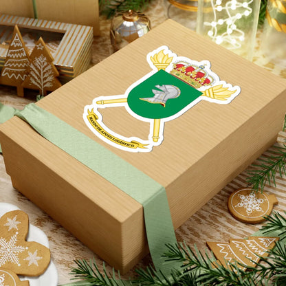 Coat of Arms of the Spanish Army Logistic Support Command (Spain) (Coat of Arms) STICKER Vinyl Kiss-Cut Decal - The Sticker Space