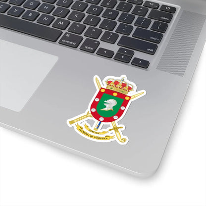 Coat of Arms of the Spanish Army Logistics Academy (Spain) (Coat of Arms) STICKER Vinyl Kiss-Cut Decal - The Sticker Space