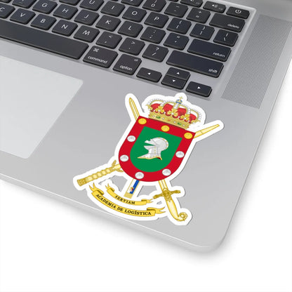Coat of Arms of the Spanish Army Logistics Academy (Spain) (Coat of Arms) STICKER Vinyl Kiss-Cut Decal - The Sticker Space