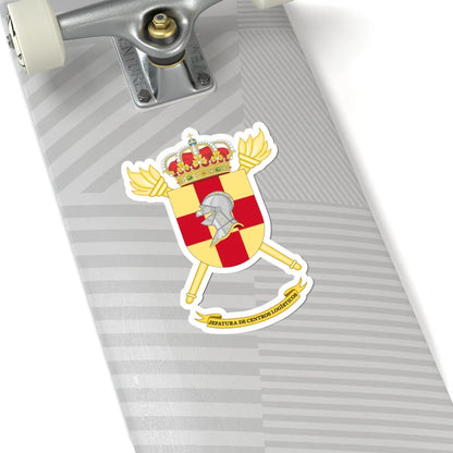 Coat of Arms of the Spanish Army Logistics Centers Command (Spain) (Coat of Arms) STICKER Vinyl Kiss-Cut Decal - The Sticker Space
