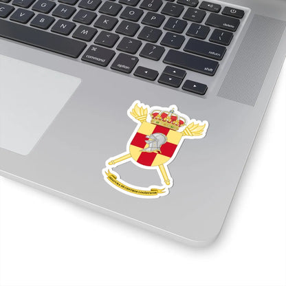 Coat of Arms of the Spanish Army Logistics Centers Command (Spain) (Coat of Arms) STICKER Vinyl Kiss-Cut Decal - The Sticker Space