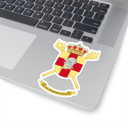 Coat of Arms of the Spanish Army Logistics Centers Command (Spain) (Coat of Arms) STICKER Vinyl Kiss-Cut Decal - The Sticker Space