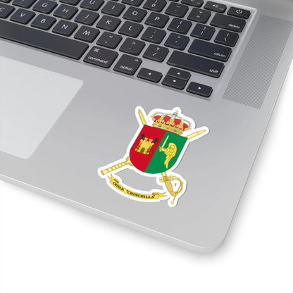 Coat of Arms of the Spanish Army National Training Center Chinchilla (Spain) (Coat of Arms) STICKER Vinyl Kiss-Cut Decal - The Sticker Space