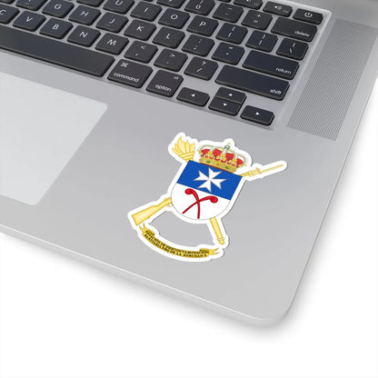 Coat of Arms of the Spanish Army NBC Decontamination Sanitary Station (Spain) (Coat of Arms) STICKER Vinyl Kiss-Cut Decal - The Sticker Space