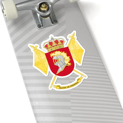Coat of Arms of the Spanish Army Personnel Command (Spain) (Coat of Arms) STICKER Vinyl Kiss-Cut Decal - The Sticker Space