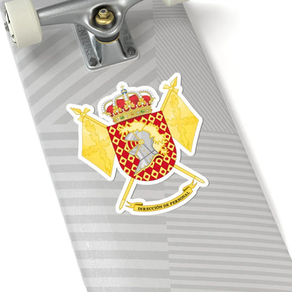 Coat of Arms of the Spanish Army Personnel Directorate (Spain) (Coat of Arms) STICKER Vinyl Kiss-Cut Decal - The Sticker Space