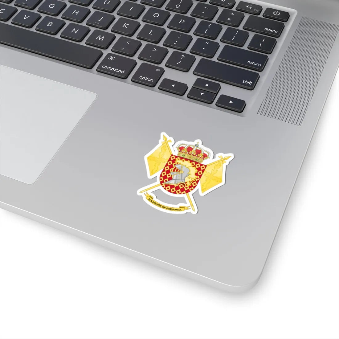 Coat of Arms of the Spanish Army Personnel Directorate (Spain) (Coat of Arms) STICKER Vinyl Kiss-Cut Decal - The Sticker Space