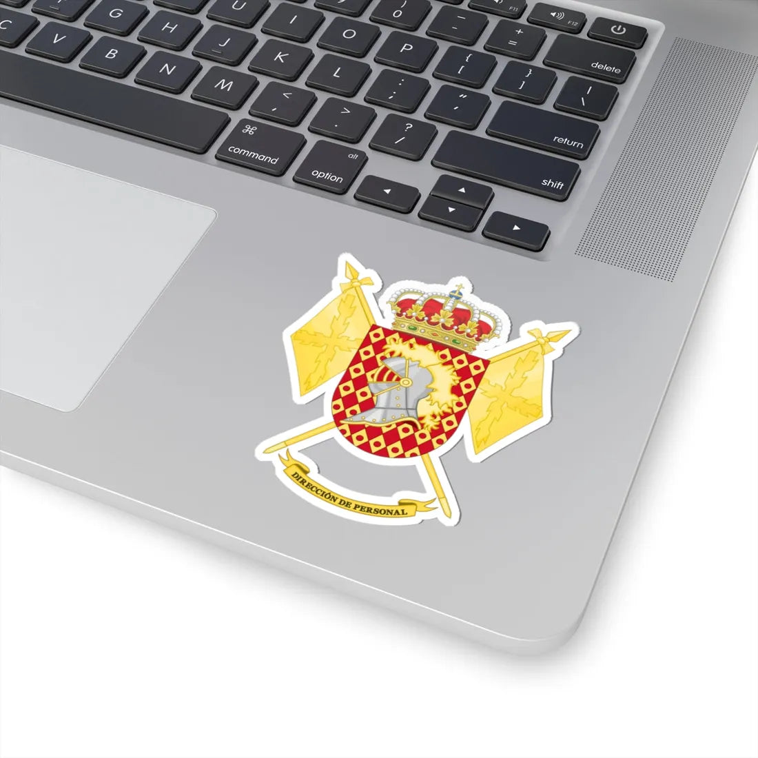 Coat of Arms of the Spanish Army Personnel Directorate (Spain) (Coat of Arms) STICKER Vinyl Kiss-Cut Decal - The Sticker Space