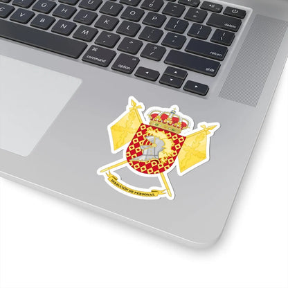 Coat of Arms of the Spanish Army Personnel Directorate (Spain) (Coat of Arms) STICKER Vinyl Kiss-Cut Decal - The Sticker Space