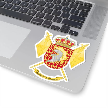 Coat of Arms of the Spanish Army Personnel Directorate (Spain) (Coat of Arms) STICKER Vinyl Kiss-Cut Decal - The Sticker Space