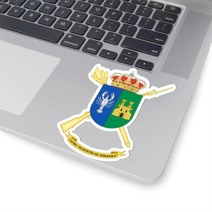 Coat of Arms of the Spanish Army Projection Support Unit (Spain) (Coat of Arms) STICKER Vinyl Kiss-Cut Decal - The Sticker Space