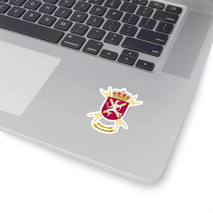Coat of Arms of the Spanish Army Signal Command (Spain) (Coat of Arms) STICKER Vinyl Kiss-Cut Decal - The Sticker Space