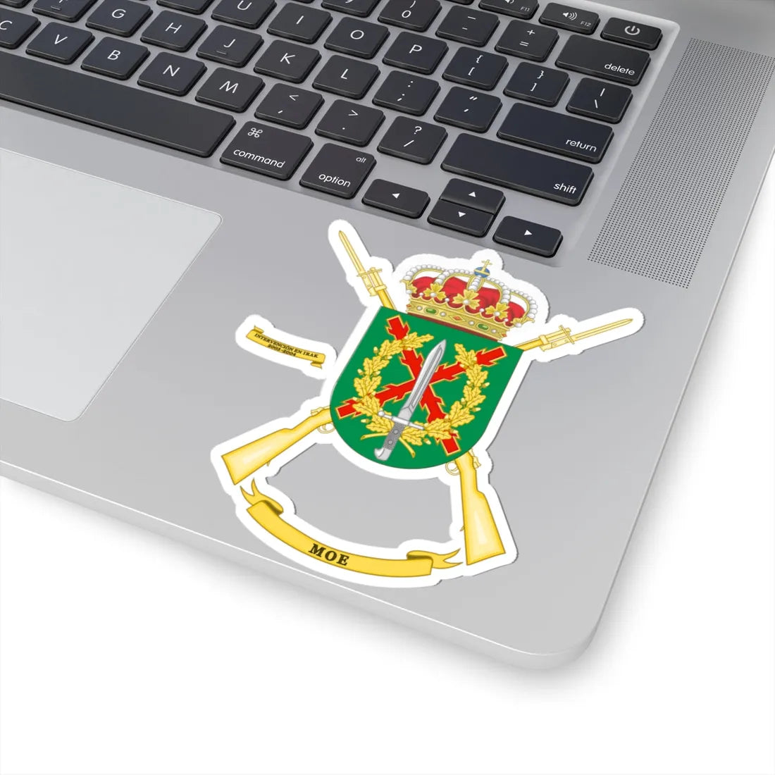 Coat of Arms of the Spanish Army Special Operations Force Command (Spain) (Coat of Arms) STICKER Vinyl Kiss-Cut Decal - The Sticker Space