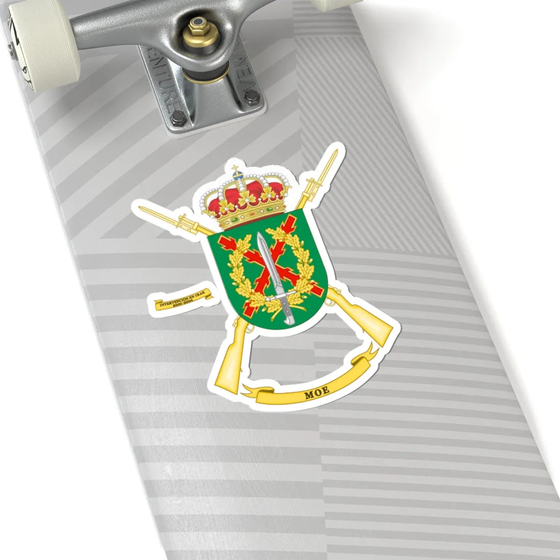 Coat of Arms of the Spanish Army Special Operations Force Command (Spain) (Coat of Arms) STICKER Vinyl Kiss-Cut Decal - The Sticker Space
