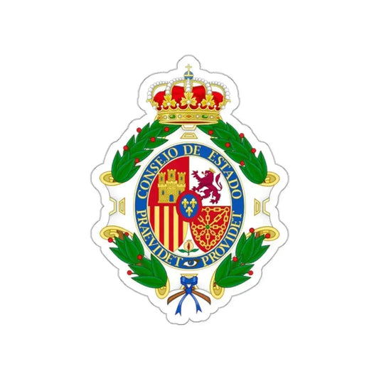 Coat of Arms of the Spanish Council of State STICKER Vinyl Die-Cut Decal 2 Inch - The Sticker Space