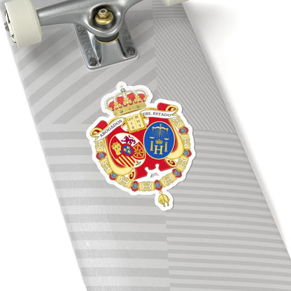 Coat of Arms of the Spanish Legal Representatives of the State (Spain) (Coat of Arms) STICKER Vinyl Kiss-Cut Decal - The Sticker Space