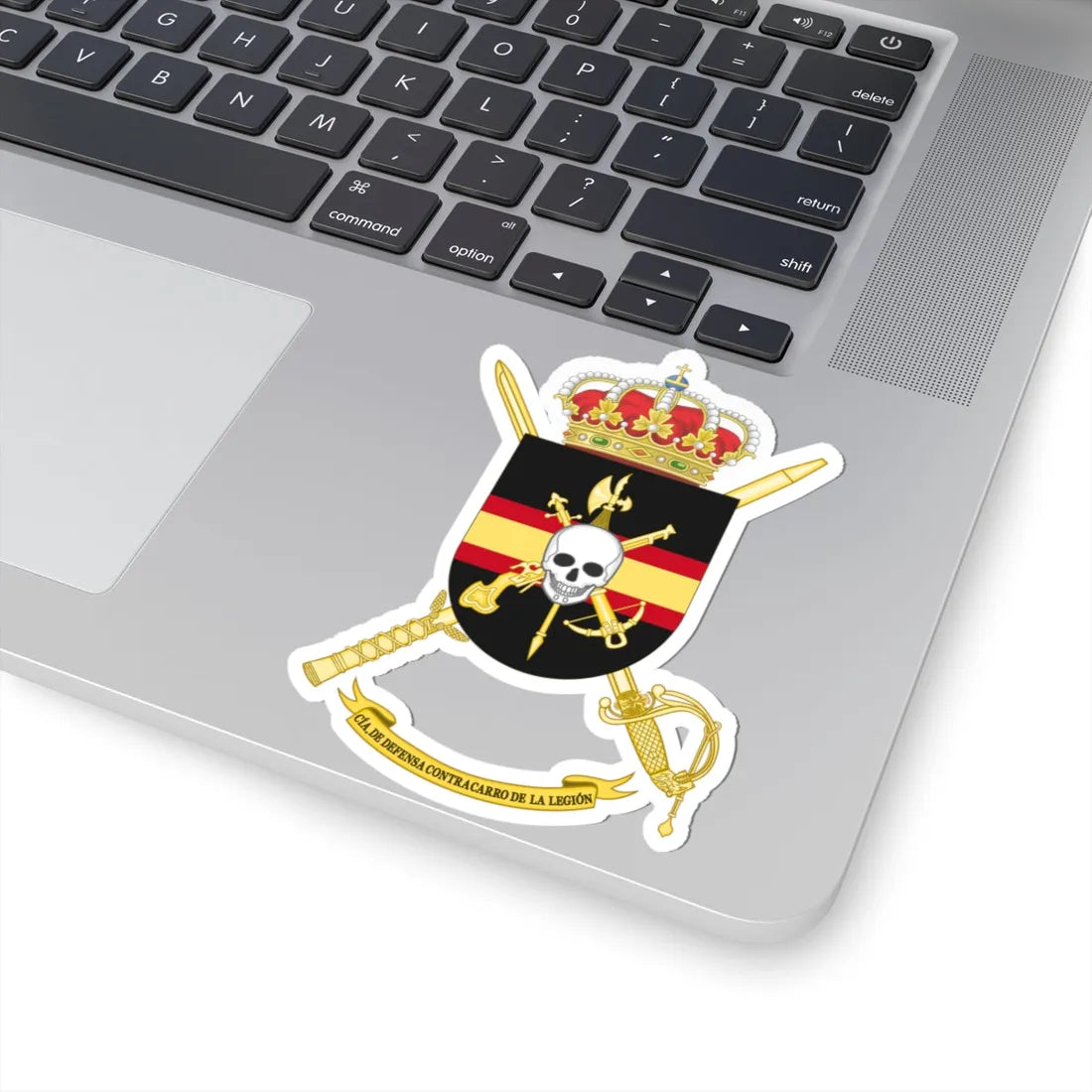 Coat of Arms of the Spanish Legion Anti-Tank Defense Company (Spain) (Coat of Arms) STICKER Vinyl Kiss-Cut Decal - The Sticker Space