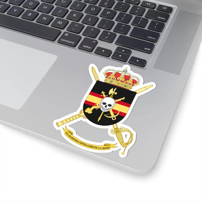 Coat of Arms of the Spanish Legion Anti-Tank Defense Company (Spain) (Coat of Arms) STICKER Vinyl Kiss-Cut Decal - The Sticker Space