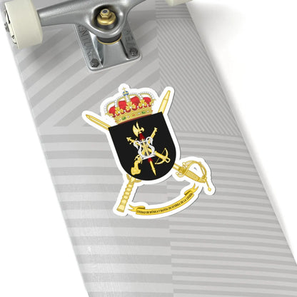Coat of Arms of the Spanish Legion Band (Spain) (Coat of Arms) STICKER Vinyl Kiss-Cut Decal - The Sticker Space
