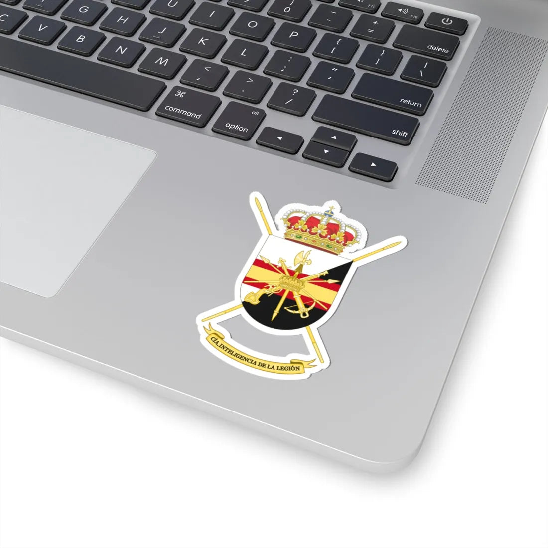 Coat of Arms of the Spanish Legion Intelligence Company (Spain) (Coat of Arms) STICKER Vinyl Kiss-Cut Decal - The Sticker Space