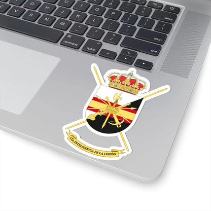 Coat of Arms of the Spanish Legion Intelligence Company (Spain) (Coat of Arms) STICKER Vinyl Kiss-Cut Decal - The Sticker Space
