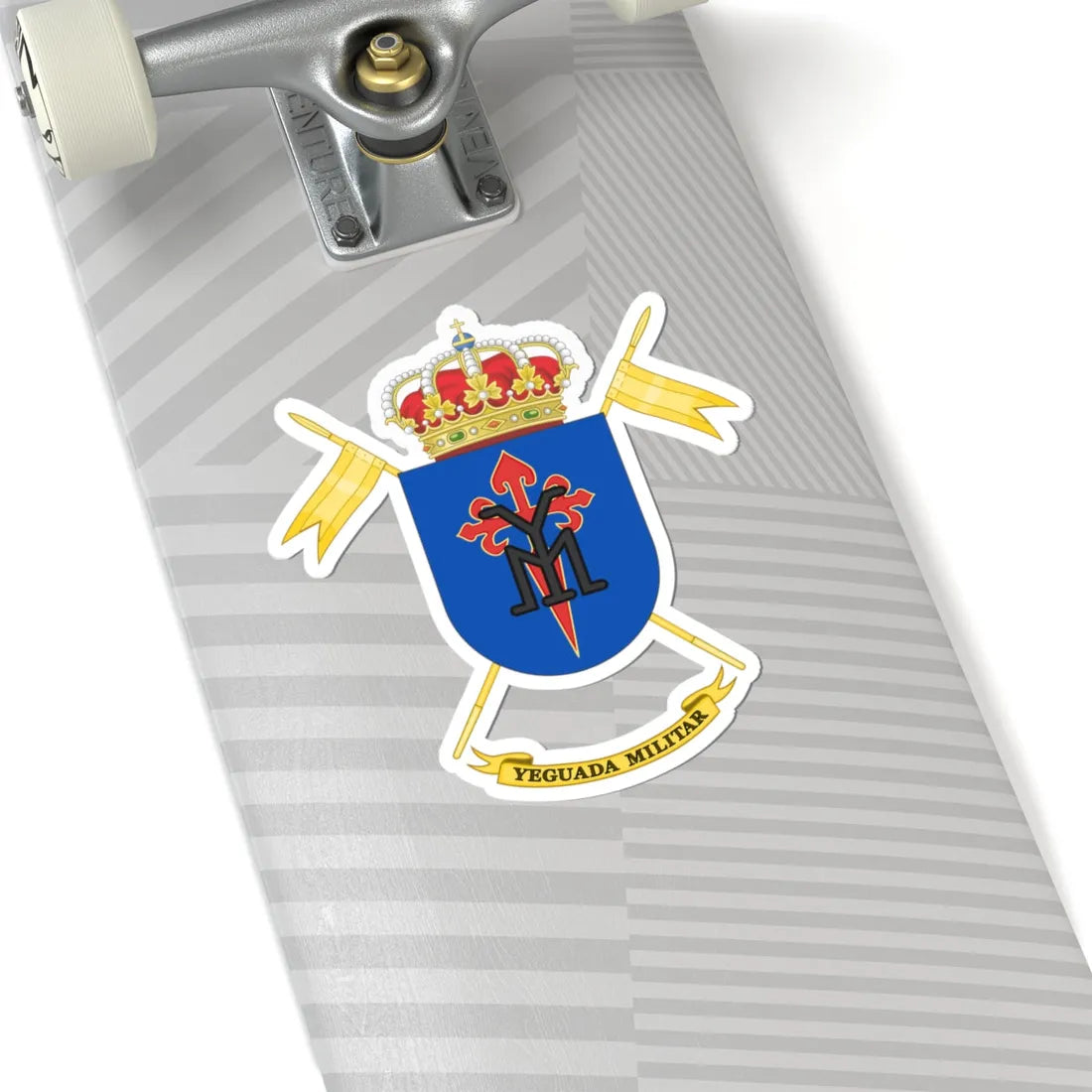 Coat of Arms of the Spanish Military Stud (Spain) (Coat of Arms) STICKER Vinyl Kiss-Cut Decal - The Sticker Space