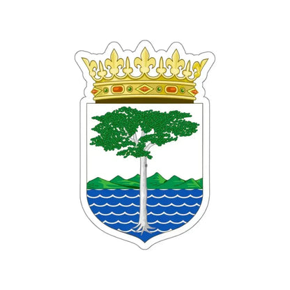 Coat of Arms of the Spanish Province of Río Muni STICKER Vinyl Die-Cut Decal - The Sticker Space