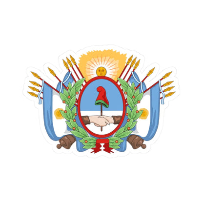 Coat of arms of the State of Buenos Aires (Argentina) (Coat of Arms) STICKER Vinyl Kiss-Cut Decal 2 Inch White - The Sticker Space