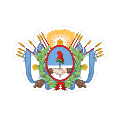 Coat of arms of the State of Buenos Aires (Argentina) (Coat of Arms) STICKER Vinyl Kiss-Cut Decal 3 Inch White - The Sticker Space