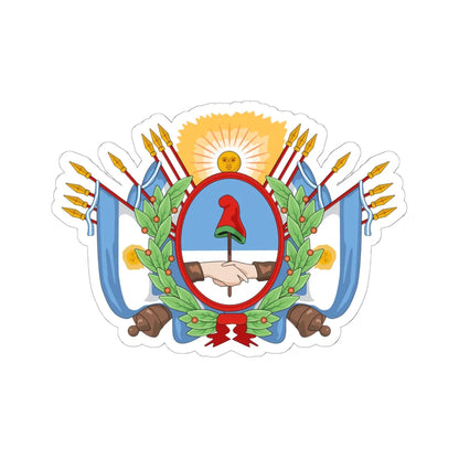 Coat of arms of the State of Buenos Aires (Argentina) (Coat of Arms) STICKER Vinyl Kiss-Cut Decal 6 Inch White - The Sticker Space