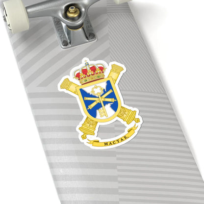 Coat of Arms of the Strait Coastal Artillery Command (Spain) (Coat of Arms) STICKER Vinyl Kiss-Cut Decal - The Sticker Space