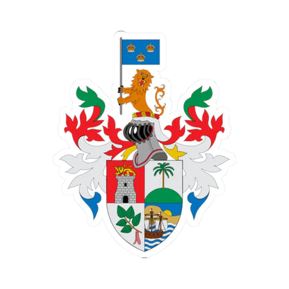 Coat of arms of the Straits Settlements (Spain) (Coat of Arms) STICKER Vinyl Kiss-Cut Decal - The Sticker Space